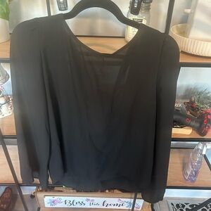 Tobi Elegant Black Women's Blouse